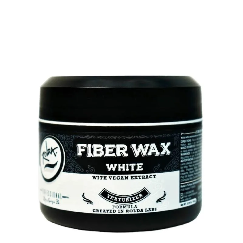 Rolda Fiber Hair Wax White With Vegan Extract Texturizer 5.29oz