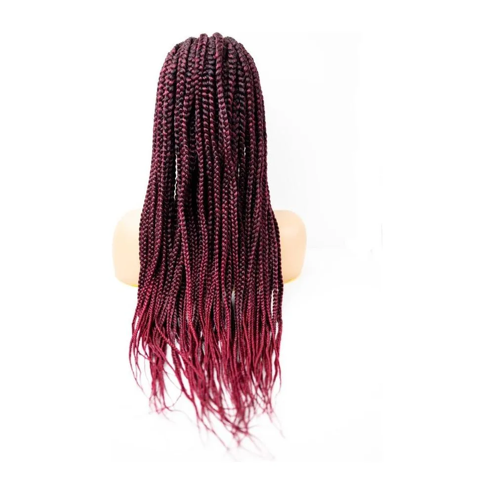 B & B Knotless Synthetic 100% Full HD Lace Wig - Fulani V 24"