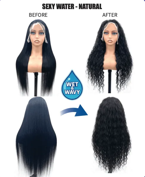 Beautiful Day Vossmi 13X5 Wet & Wavy Wig - Natural thumbnail 3