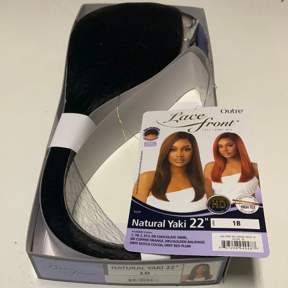 Outre Lace Front Synthetic Lace Wig - Natural Yaki 22" thumbnail 7