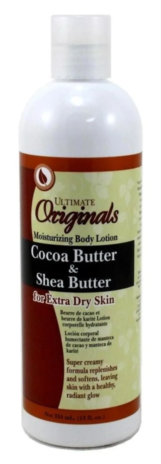 Africa's Best Ultimate Originals Cocoa &amp; Shea Butter Body Lotion, 12 Oz