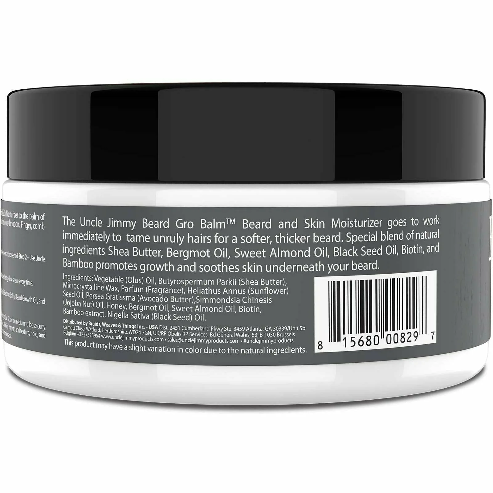 Uncle Jimmy Beard Gro Balm 2oz alternate