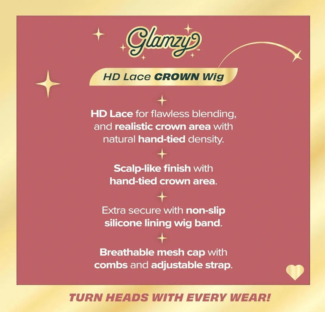 Sensationnel Glamzy Lace Crown Wig- Rosy thumbnail 12